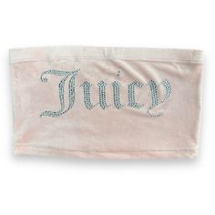 Juicy Couture Light Pink Bedazzled Tube Top Size Medium - Nwot Juicy Couture Clothes, Couture Clothes, Couture Tops, Tube Top, Juicy Couture, Light Pink, Cute Outfits, Womens Tops, Size Medium