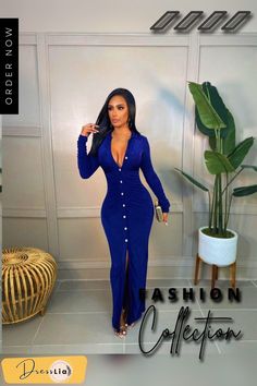 Ruched Long Sleeve Bodycon Velvet Dress Fitted Maxi Dress With Buttons For Date Night, Elegant Club Dress With Buttons, Bodycon Velvet Dress, Velvet Bodycon Dress, Long Sleeve Bodycon, Velvet Dress, 1 Million, Women's Fashion Dresses, Fashion Dresses