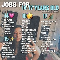 Jobs To Have At 11, Jobs That Hire At 15, Places To Work At 16, Jobs For 16 Yo, Jobs For 17 Yo, Good Jobs For Teens, Best Jobs For Teens, Summer Jobs For 13, Jobs For 15 Yo