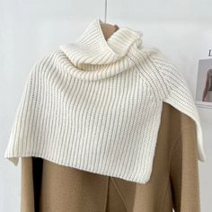 44316344451302 False Collar, Woolen Scarves, Fake Collar, Scarf Material, Scarf Fashion, Knit Wrap, Womens Turtleneck, Collared Coat, Shawl Scarf