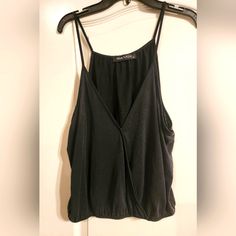 The Ranchers Wife Boutique Black Surplice Tank Top | Size Large | Never Worn! Questions? Leave A Comment Below! Black Cami Top For Night Out, Black V-neck Crop Top For Day Out, Black V-neck Tank Top For Day Out, Tank Top, Boutique, Womens Tops, Tank Tops, Women Shopping, Black