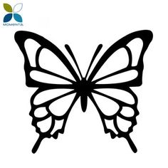 a black and white image of a butterfly