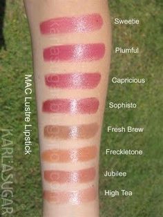 Mac Craving Lipstick, Mac Brick O La, Makeup Tutorial Mac, Mac Lipstick Swatches, Frosted Lipstick, Mac Lip, Lip Colours