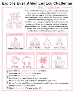 a pink poster with instructions to learn how to use the language for teaching and learning