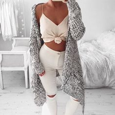 Photo Instagram, White Pants, Fall Winter Outfits, Outfits Casuales, Autumn Winter Fashion, White Jeans, Winter Outfits, Fall Outfits