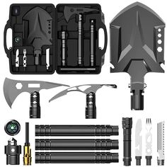 an assortment of tools are shown in this image