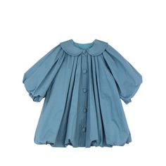 Girls Blue Dress, Baby Boutique Clothing, Designer Kids, Photo Outfit, Button Dress, Girls Clothes, Toddler Fashion