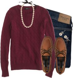 2014 Favorite Polyvore Style Boat Shoes Outfit, Shoes Outfit, Fall Winter Outfits, Preppy Style, Autumn Winter Fashion, New Outfits