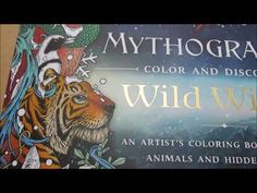 a sign that says,'myhoga color and discovery wild west an artist's coloring book for animals and hidden objects '