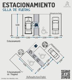 the floor plan for an apartment with two beds and one living room, in spanish