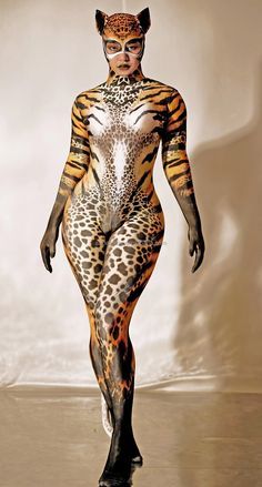 Dance Jumpsuit, Tiger Costume, Cat Cosplay, Stretch Jumpsuit, Party Outfits For Women, Party Rompers, Nightclub Party, Adult Halloween Costumes