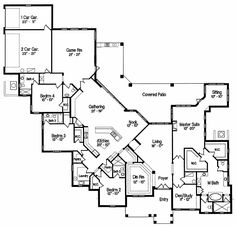 this is the first floor plan for these house plans