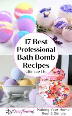 This contains an image of: {{ pinTitle }} Soap With Toys Inside Diy, Lush Bath Boms Diy Recipes, How To Make Natural Bath Bombshell, Bathbombs Ideas, Bath Bomb Ideas, Bath Bomb Recipe Easy, Honey Bath, Homemade Milk