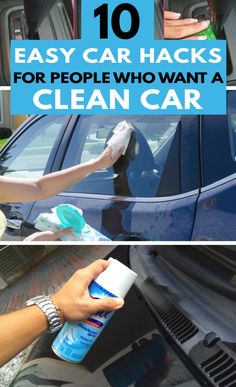 car hacks for people who want a clean car with hand sanitizer on top