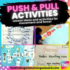 the poster for push and pull activities