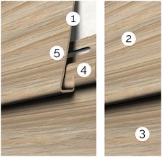 the measurements of wood grains on a window sill and how to measure them