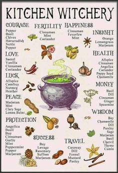 Kitchen Witchcraft Homemade Garden, Wiccan Witch, Witch Spell Book, Witch Spell, Herbal Magic, Baby Witch, Witch Magic