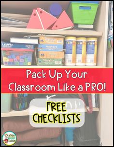 the back up your classroom like a pro with free checklists for teachers and parents