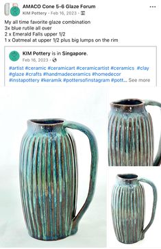 an image of a ceramic vase on twitter