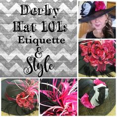 Derby Hats 101: Tutorial | Derby Hat Diy, Kentucky Derby Decor, Derby Decor, Diy Trophy