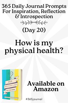 a book with the title how is my physical health available on amazon? and an image of