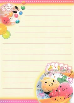 a notepad with some candies in it