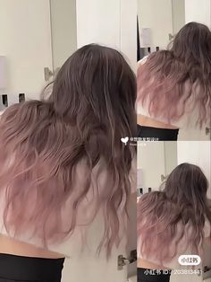 Cool Ways To Dye Your Hair Color Trends, Peek A Boo Highlights Curly Hair, Chunky Underlights, Douyin Hair Color, Inner Color Hair, Soft Pink Highlights, Hair Color Ideas Red, Colored Balayage, Balayage Pink