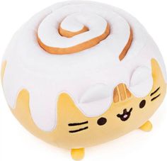 Pusheen Cinnamon Roll | SQUISHEEN PLUSH* at $64.95 only from Beserk Pusheen Cinnamon Roll, Tasty Peach Studios, Hugs And Cuddles, Charmmy Kitty, Cute Squishies, Sweet Buns, White Icing