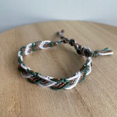 A Handmade Bracelet Or Anklet Woven With Shades Of White, Green, And Brown Colors. A Friendship Or Statement Bracelet Perfect For This Summer! Approx. 9 Inches/ 30 Centimeters Long. 10 Woven Bracelets For $25. Red Beaded Bracelet, Brighton Bracelets, Blue Beaded Bracelets, Handmade Jewelry Bracelets, Woven Bracelet, Ball Bracelet, Mesh Bracelet, Hinged Bracelet, Sterling Silver Cuff Bracelet