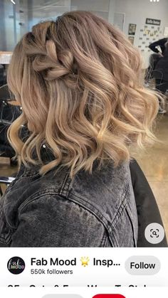 Bridesmaid Half Up Half Down Short Hair, Bridesmaid Hair Inspo, Formal Hairstyles For Short Hair, Guest Hair, Bridesmaid Hair Makeup, Prom Hairstyles For Short Hair, Hoco Hairstyles, Hairdos For Short Hair, Bridesmaid Hair Short