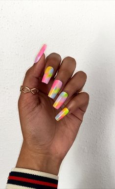 Get your nails summer-ready with the top 70 nail color ideas, all available on Amazon! From vibrant neons to beachy pastels, these trendy shades will keep your nails looking fabulous all season long. Perfect for any occasion, these colors are a must-have for your summer collection. Click to explore and find your perfect summer nail colors today! 💅☀️ #SummerNails #NailColors #AmazonFinds Cotton Candy Color Nails, Medium Square Nails, Cotton Candy Nails, Beach Nail Art, Water Color Nails, Peach Nails, Tie Dye Nails, Ombre Nails Glitter, Nail Pops