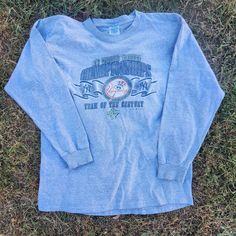 Vintage New York Yankees 1999 World Series Long Sleeve Tee Tagged L Vintage Yankees, Vintage New York, World Series, New York Yankees, Long Sleeve Tee, Gender Neutral, Art Collection, Long Sleeve Tees