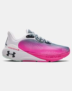 **ALL PURCHASES OF SALE ITEMS ARE FINAL** UA HOVR™ Machina 3 is more than a running shoe. Yes, it gives you the energy return of UA HOVR®, but it also coaches you in real-time to help you run better when you connect them to UA MapMyRun™. CONNECTS TO UA MAPMYRUN™: tracks & analyzes your running metrics to help make you a better runner Engineered warp spacer upper for optimal lightweight containment & breathability Strategically-mapped design without any overlays or seams so you can put in the mil Athletic Girls, Sneaker Sale, Volleyball Shoes, Unisex Shoes, Under Armour Women, Coach Shoes, Designer Heels, Running Sneakers, Running Women