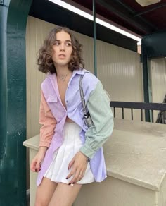 Lesbian Fashion Feminine, Boys In Skirts, Imagine Him, Queer Femme, Gender Fluid Fashion, Lesbian Fashion, Genderless Fashion, Queer Fashion, Androgynous Fashion