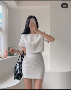 Petit Outfits Short Women, Summer Business Formal Outfits, Korean Fashion 2024, Korean Outfits Elegant, Sunday Dress Outfit Classy, Korean Elegant Outfit, Sunday Dress Top, Suga Style, Korean Office Fashion