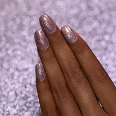 Muted Lilac Ultra Holographic Nail Polish Holo Nail Polish, Ilnp Nail Polish, Holographic Nail Polish, Holographic Nails, Gold Sparkle, Ballroom, Lilac, Manicure, Nail Polish