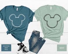 Simple Disney Shirts, Mickey Sketch, Disney Group Shirts, Mickey Shirts, Disneyland Shirt, Disney Vacation Shirts, Mickey Shirt, Disneyland Shirts, Group Shirts