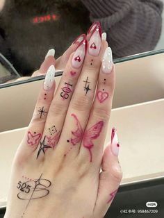 Elmo Wallpaper, Pink Tattoo, Finger Tats, Hand And Finger Tattoos, Inspiration Tattoos