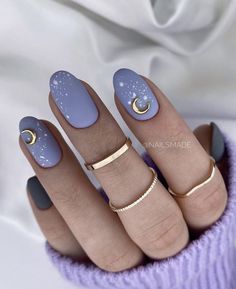 Matte Nail Art, Lavender Nails, Chic Nails, Nail Arts, Matte Nails, Cute Acrylic Nails