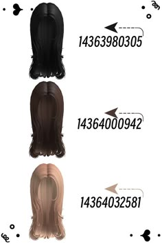 Dark Brown Hair Codes Bloxburg, Berry Ave Faceless Codes, Messy Bun Codes Berry Ave, Berry Avenue Codes Curly Hair, Brown Hair Codes For Berry Ave, Hair Codes Berry Ave, Bloxburg Hair Codes, Black Hair Codes