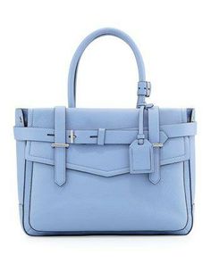 perfect periwinkle bag Reed Krakoff, Utility Tote, Cute Purses, Coach Swagger Bag, Coach Purses, Blue Bags, Leather Tote Bag, Kate Spade Top Handle Bag