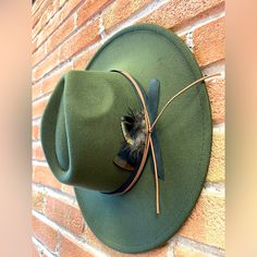 One Size Wide Brim Hat. These Are Versitos Hats You Can Wear Year Round. Wide Brimmed Hats, Brim Hat, Wide Brimmed, Womens Sizes, Women Accessories, Hats, Green, How To Wear, Women Shopping