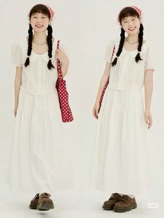 Mori Fashion Summer, Igari Fashion, Japanese Fashion Summer, Shoujo Outfits, Ciara Style, Mori Fashion, Cato Fashion, Modest Dresses Casual, B Fashion