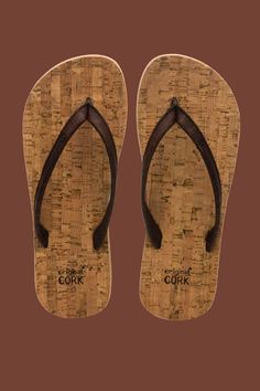 Original Cork Sandals | Sustainable Vegan Natural Cork Sandals | HowCork Brown Boys, Cork Yoga Mat, Cork Wallet, Cork Bag, Cork Sandals, Eco Gifts, Walking Sandals, Neutral Design, Break In