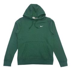 Nike Club Fleece Pullover Hoodie 'Green' 623453-341 Dark Green Nike Hoodie, Nike Green Hoodie, Green Hoodie Outfit, Green Nike Hoodie, Dark Green Hoodie, Green Hoodies, Nike Club Fleece, Boo Basket, Real Christmas