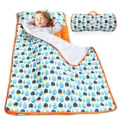 PRICES MAY VARY. Fleece Imported Soft and High-Quilaty: The quilted toddler nap mat comes with fleece blanket and removable pillow. The surface of nap mat is made with high-quality poly microfiber, and an interior lining made of soft and warm plush, materials are free of harsh chemicals. With our nap mat, parents can rest assured that their children have a restful and enjoyable nap time wherever they go. Great Gift for Children: Mat finished size (including pillow) - 50" x 21", the size is suita Kids Nap Mats, Toddler Sleeping Bag, Kids Cot, Nap Mats, Toddler Nap Mat, Toddler Nap, Kids Daycare, Nap Mat, Toddler Quilt