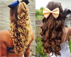 Hairstyles Ponies, Hairstyles Cheer, Cheerleader Hairstyles, Cute Cheer Hairstyles, Cheer Hairstyles, Down Curly Hairstyles, Cheerleading Hair, Love Hairstyles, Competition Cheer