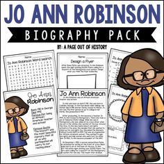 the jo ann robinson biography pack