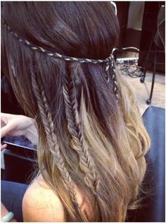 Braided Hairstyles Tumblr | ... of DIY, Easy, Braided Hairstyles for Long Hair: Cute Braid/Tumblr Fishtail Braids, Tumblr Hair, Hippie Hair, Cute Braided Hairstyles, Smink Inspiration, Girls Hairstyles Braids, Braids For Long Hair, Boho Hairstyles, Festival Looks