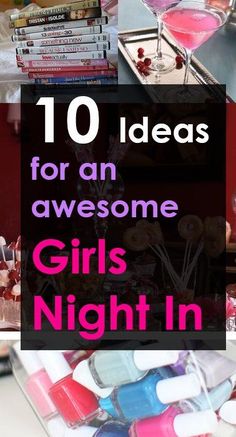 girls night in ideas for an awesome party